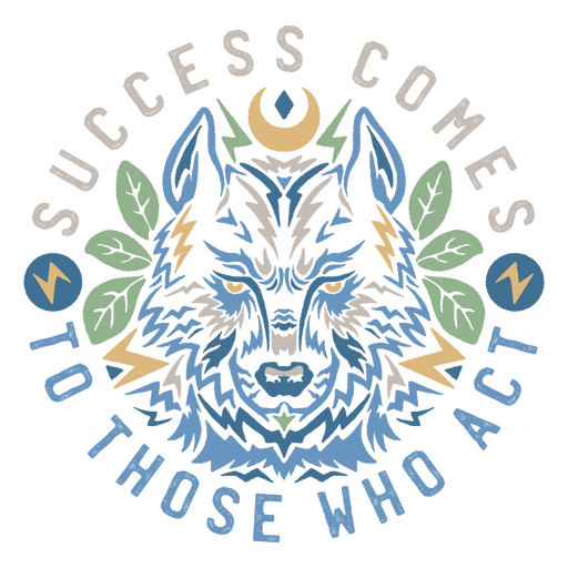Success comes to those who act PNG Design