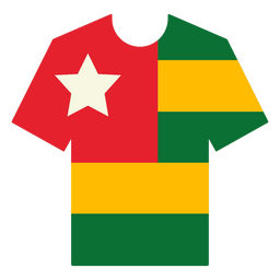 Togo soccer jersey PNG Design