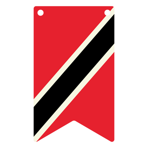 bandera nacional de trinidad y tobago Diseño PNG