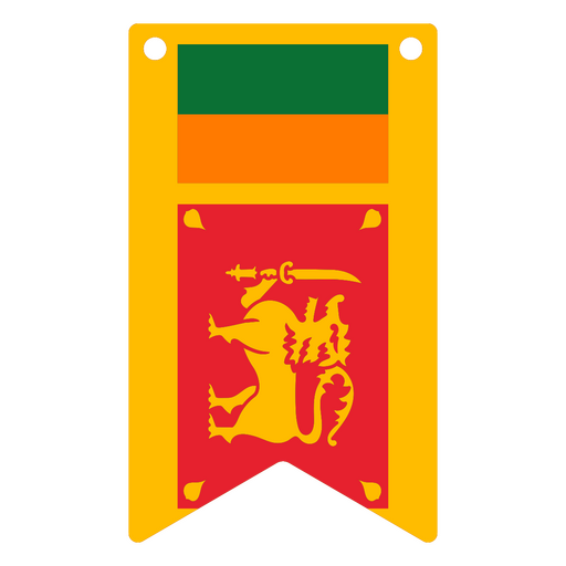 National flag of Sri Lanka PNG Design