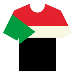 Sudan soccer jersey PNG Design