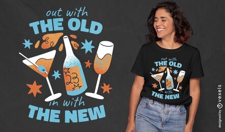 Celebration alcoholic drinks t-shirt design