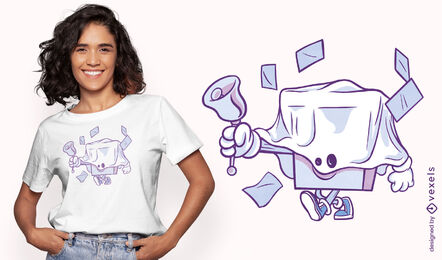 Ballot box ghost t-shirt design