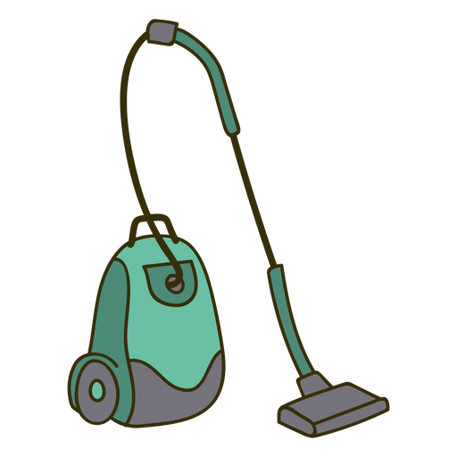 Housekeeping vacuum cleaner PNG Design