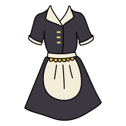 Housekeeper Work Uniform PNG & SVG Design For T-Shirts
