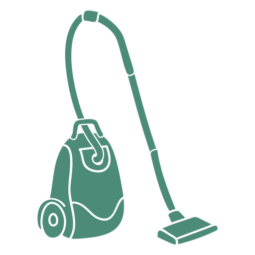 Housekeeping vacuum cleaner green icon PNG Design