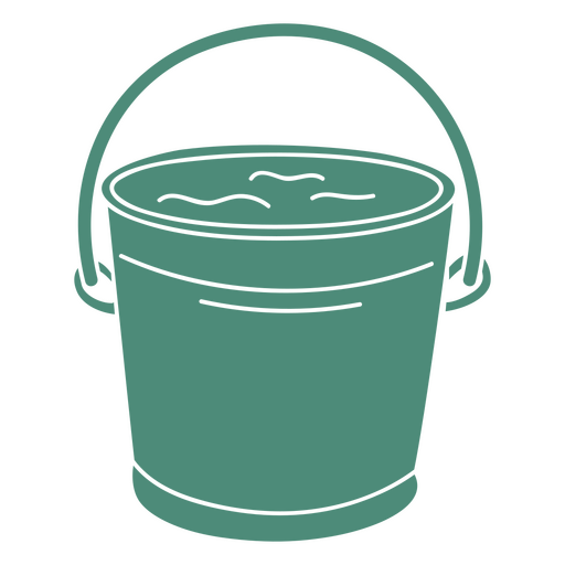 Housekeeping bucket icon PNG Design
