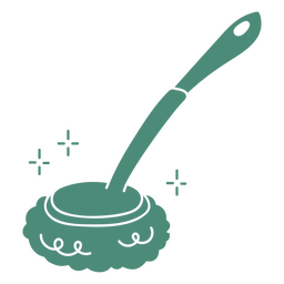 Housekeeping handled-kitchen scrubber icon PNG Design