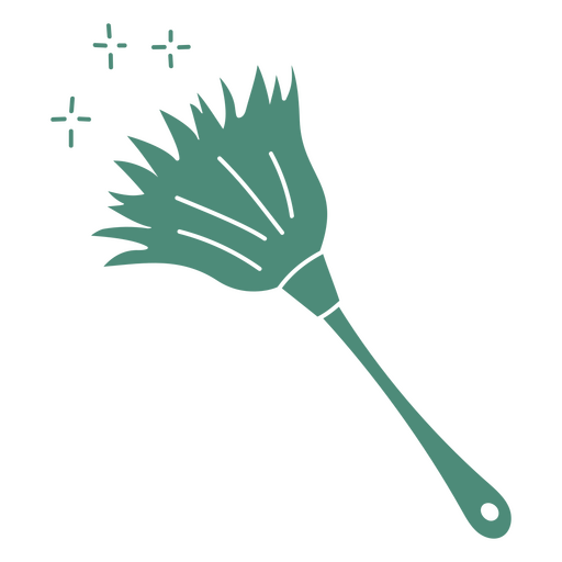 Housekeeping feather duster icon PNG Design