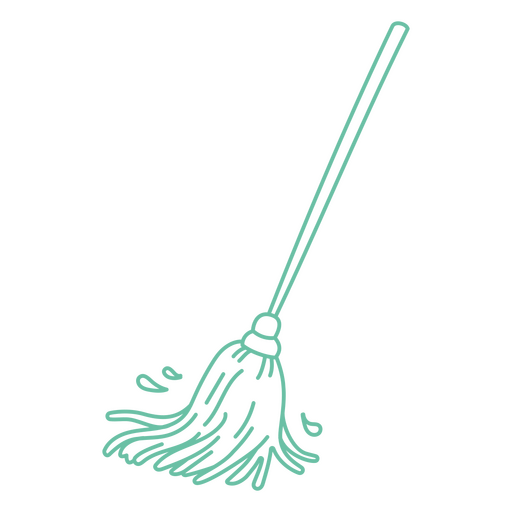 Facility mop icon PNG Design