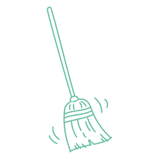 Facility broom icon PNG Design