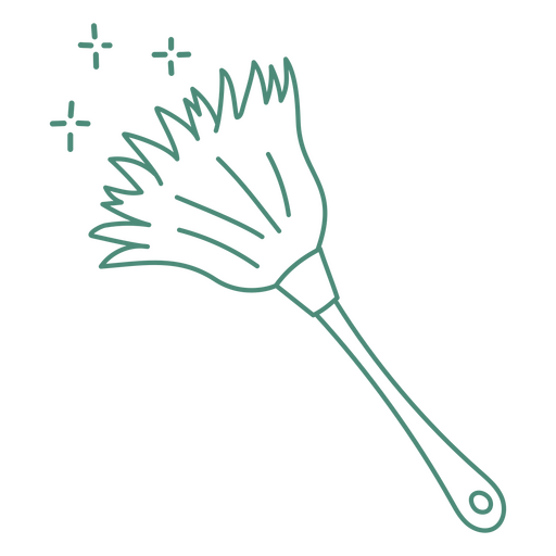 Facility feather duster icon PNG Design