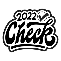 Citação de letras de ano novo 2022 Desenho PNG