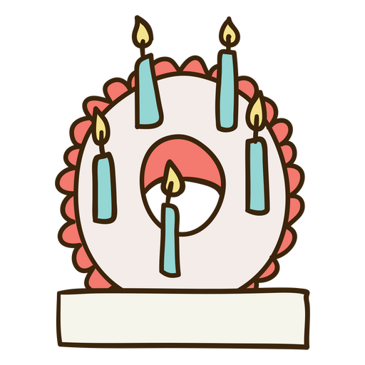 Zero birthday celebration PNG Design