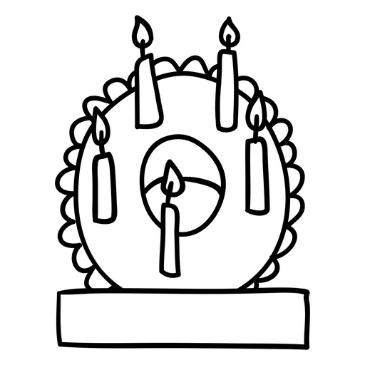 Nummer für eine Null-Geburtstagsfeier PNG-Design