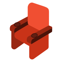 Cinema chair icon PNG Design