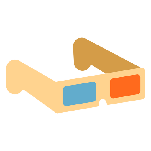 Icono de gafas 3d de cine Diseño PNG