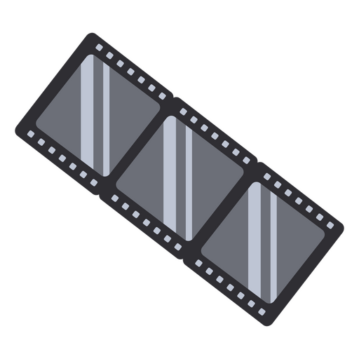 Icono de tira de película de cine Diseño PNG