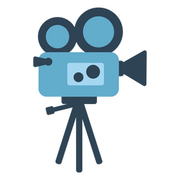 Cinema Camera Icon PNG & SVG Design For T-Shirts