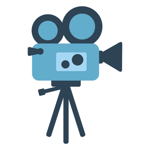 Icono de cámara de cine Diseño PNG