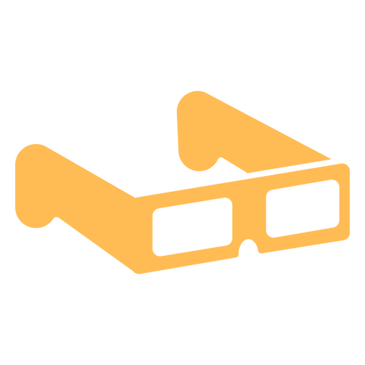 ícone de óculos 3d Desenho PNG