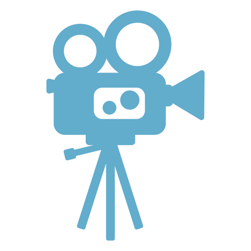 Icono de videocámara de película Diseño PNG