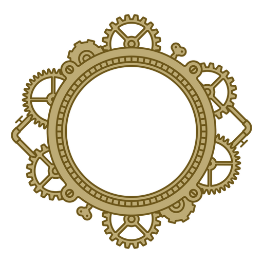 Diseño de marco estilo Steampunk Diseño PNG