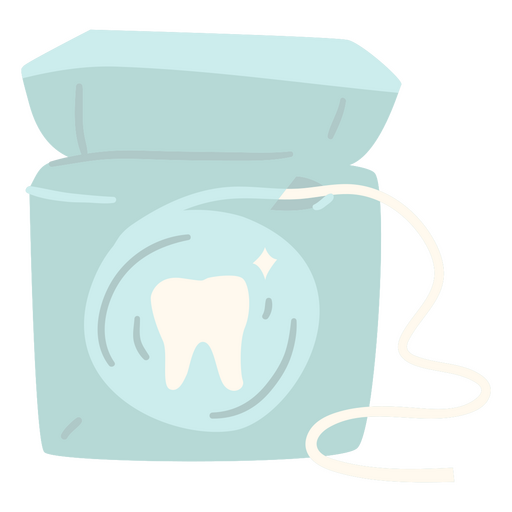 Ícone minimalista de fio dental Desenho PNG