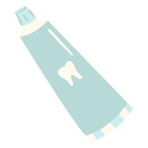 Minimalistische Zahnpasta-Ikone PNG-Design