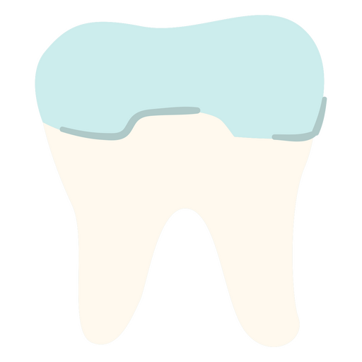 Minimalist molar icon  PNG Design
