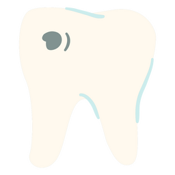 Icono de cavidad molar minimalista Diseño PNG