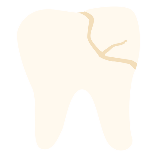 ícone de lesão molar minimalista Desenho PNG