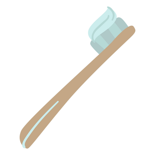 ícone de escova de dentes minimalista Desenho PNG