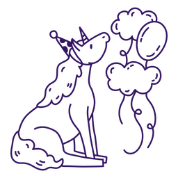 Magisches Geburtstagseinhorn, Das Seinen Besonderen Tag Genießt PNG- Und SVG-Design Für T-Shirts