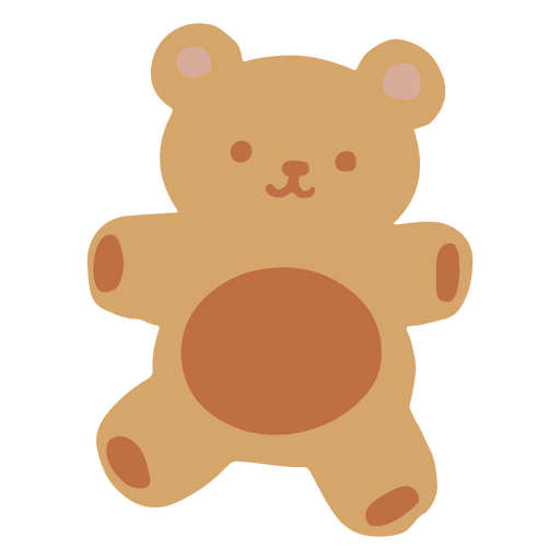 Juguete de oso bebé Diseño PNG