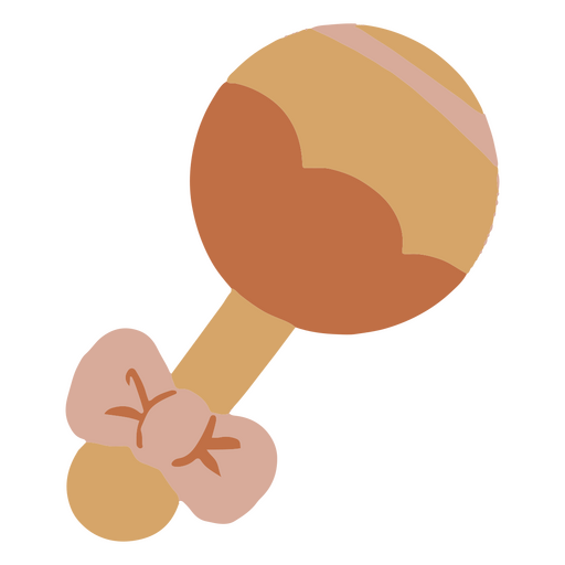 Baby rattle toy PNG Design
