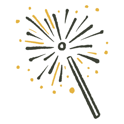 rabisco de fogos de artifício Desenho PNG