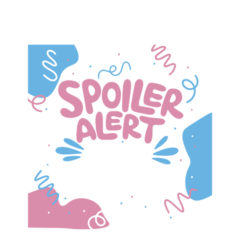 Anúncio de gravidez com citação divertida de alerta de spoiler Desenho PNG