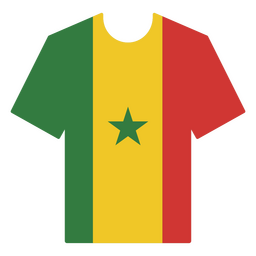 Design PNG E SVG De Camiseta Inspirada Na Bandeira Do Senegal Para