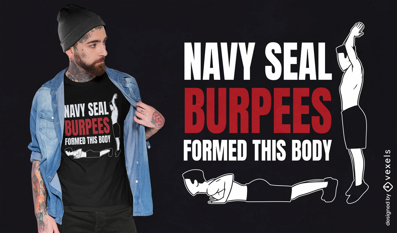 Design de camiseta de treinamento militar do selo da marinha