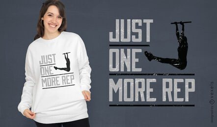 Person exercising calisthenics t-shirt design