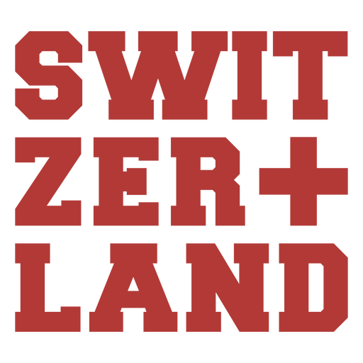 Der Name der Schweiz auf einem Staatswappen PNG-Design