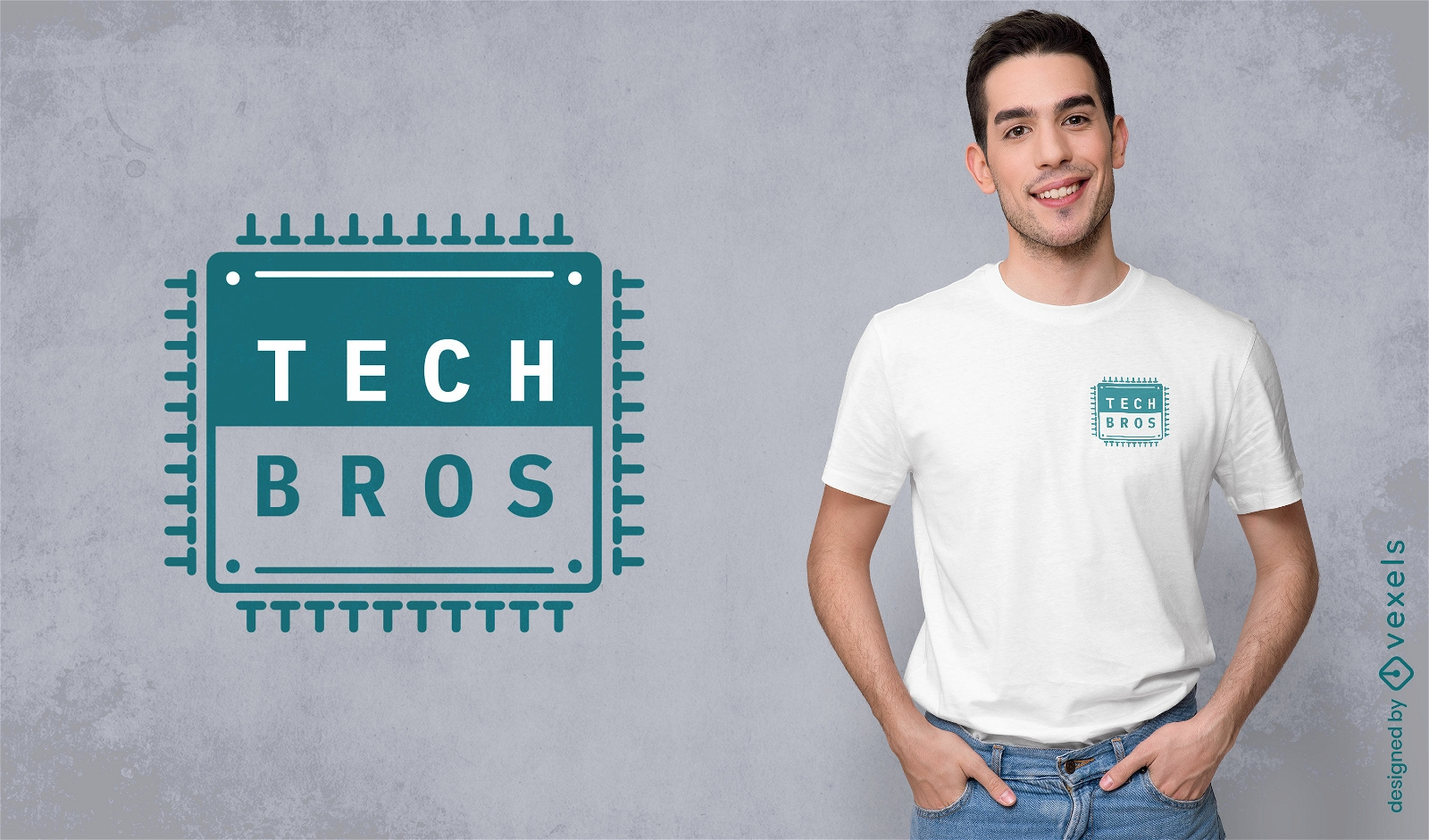 Tech Bros T-Shirt-Design