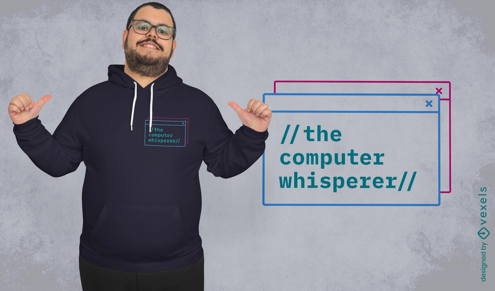 Computer-Flüsterer-T-Shirt-Design