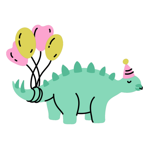 Design PNG E SVG De Dinossauro Com Presentes Comemorando Seu Aniversário  Para Camisetas