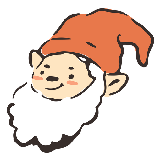 Cute smiling gnome PNG Design