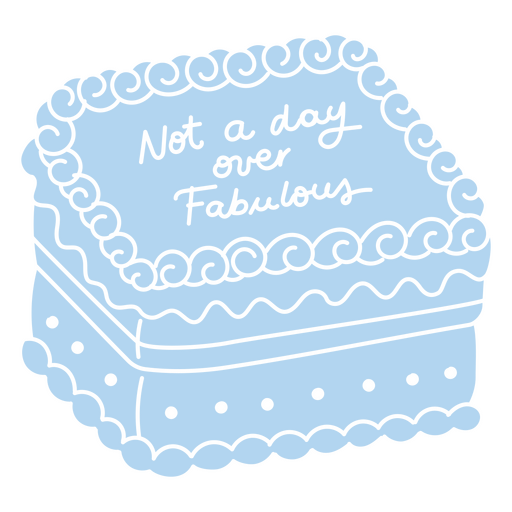 Victorian cake cut out fabulous PNG Design