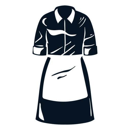 House helper uniform for cleaning PNG Design