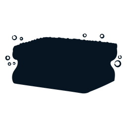 Cleaning soap silhouette PNG Design
