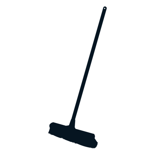 Cleaning broom silhouette PNG Design